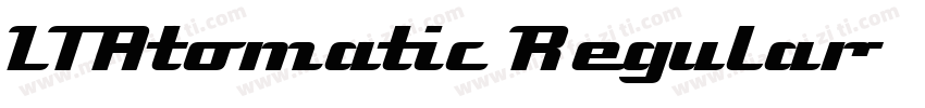 LTAtomatic Regular字体转换